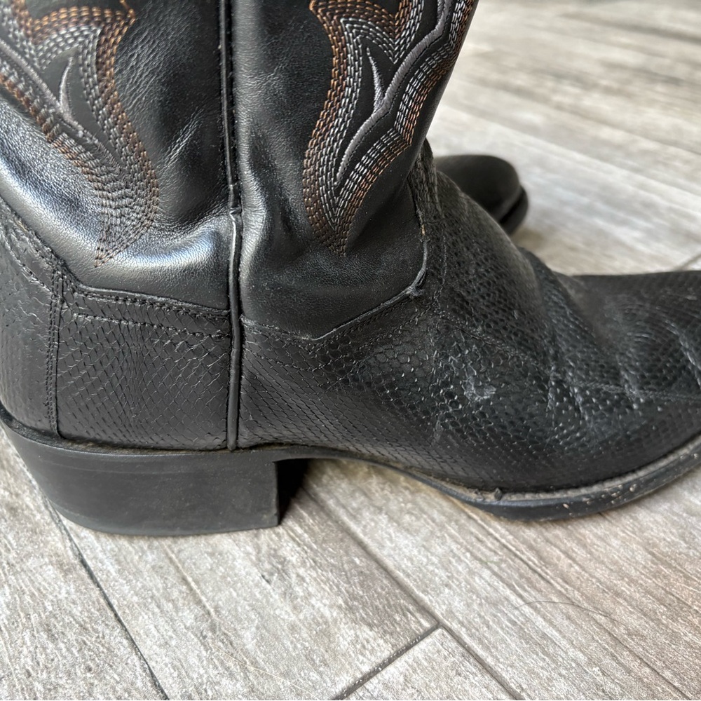 Dan Post Water Snake Cowboy Boots - Picture 3 of 7